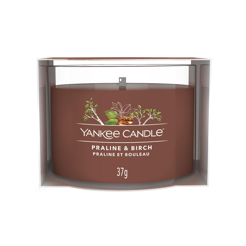 Yankee Candle Praline &amp; Birch Votivkerze im Glas 37 g