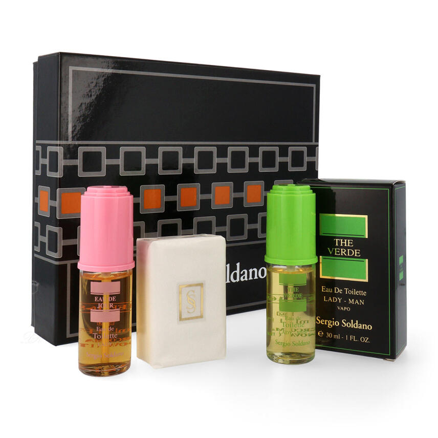 Sergio Soldano Set The Verde Eau de Toilette unisex 30 ml + Seife