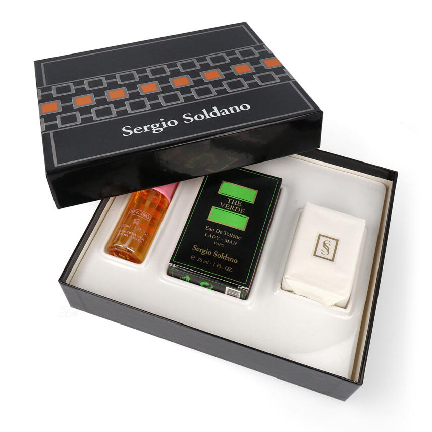 Sergio Soldano Set The Verde Eau de Toilette unisex 30 ml + Seife