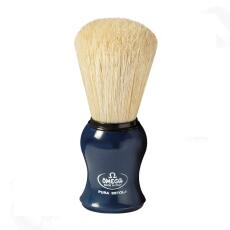 Omega shaving brush blue handle 10065 pure bristle
