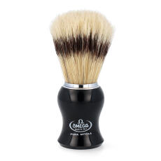 Omega Rasierpinsel Set M1206.6 reine Borste - Rasierer - Halter