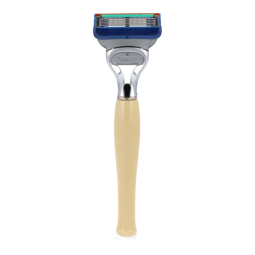 Omega Set Rasierpinsel Zupfhaar Dachshaar Pure Badger F6221.6 + Rasierer