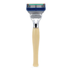 Omega Set Rasierpinsel Zupfhaar Dachshaar Pure Badger F6221.6 + Rasierer