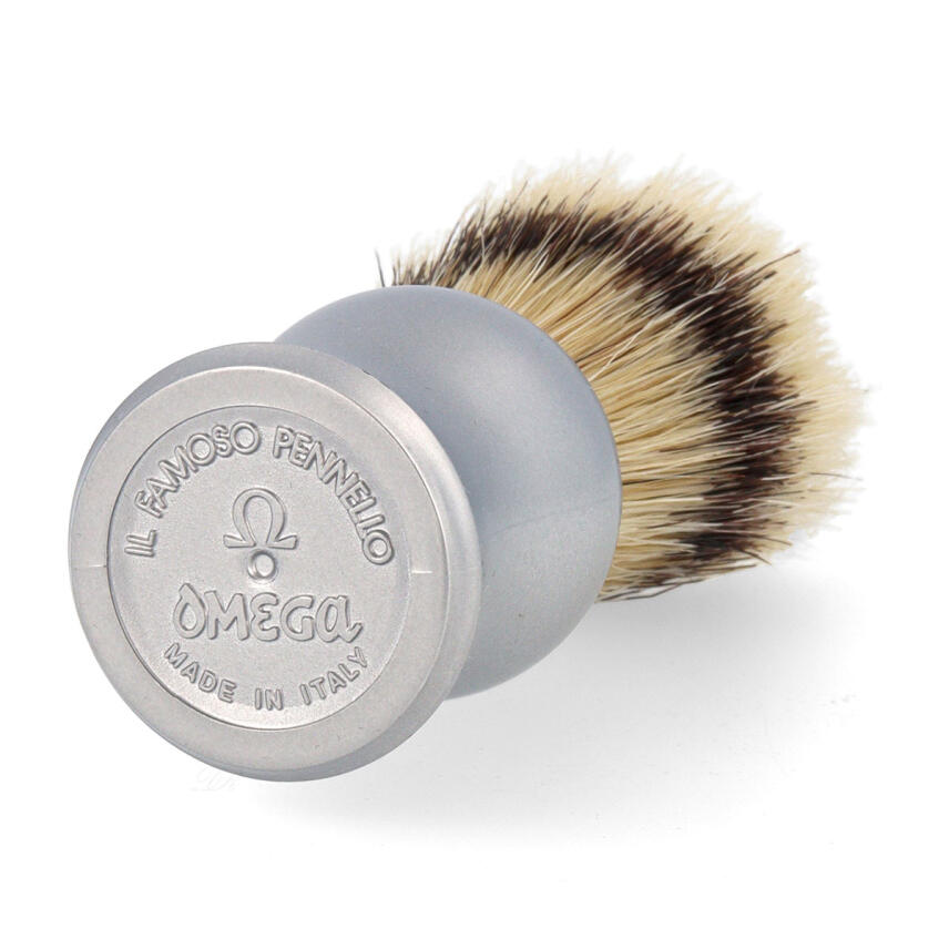 Omega Rasierset 81229 Rasierpinsel Borste + Rasierer Mach3