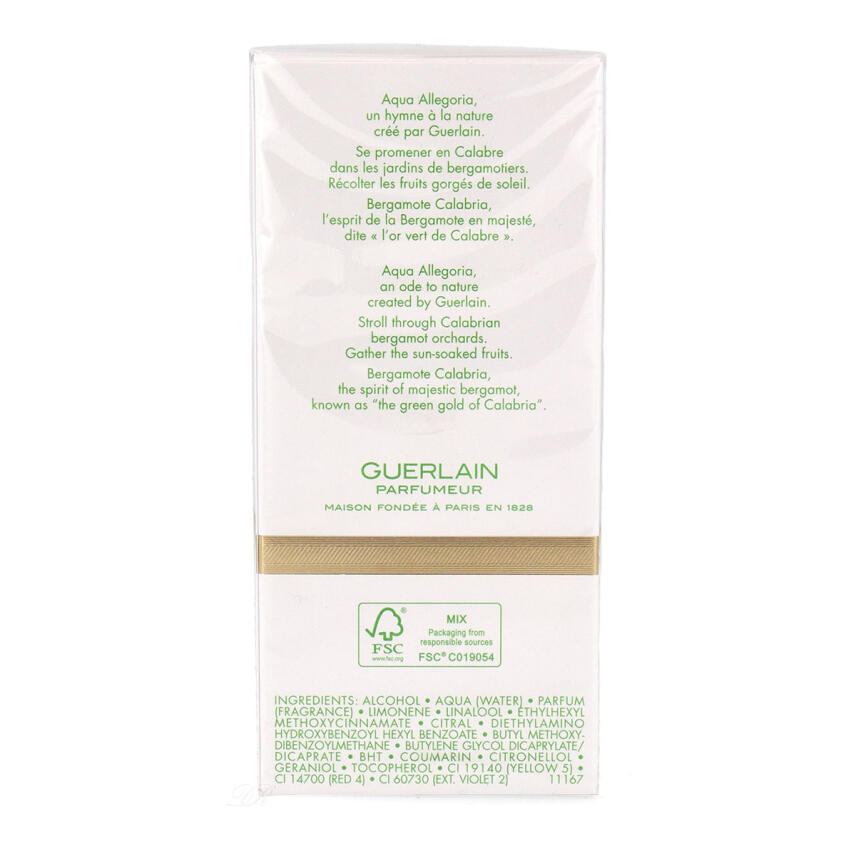 Guerlain Aqua Allegoria Bergamote Calabria Eau de Toilette 125 ml vapo