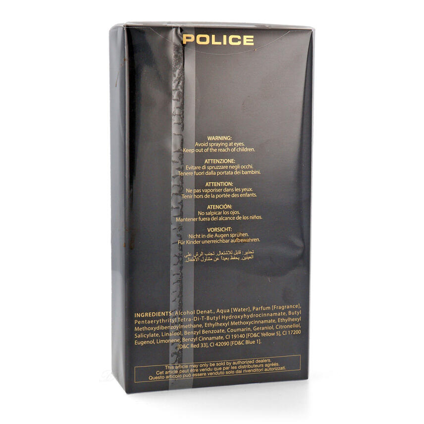 Police Amber Gold Eau de Toilette f&uuml;r Herren 100 ml vapo