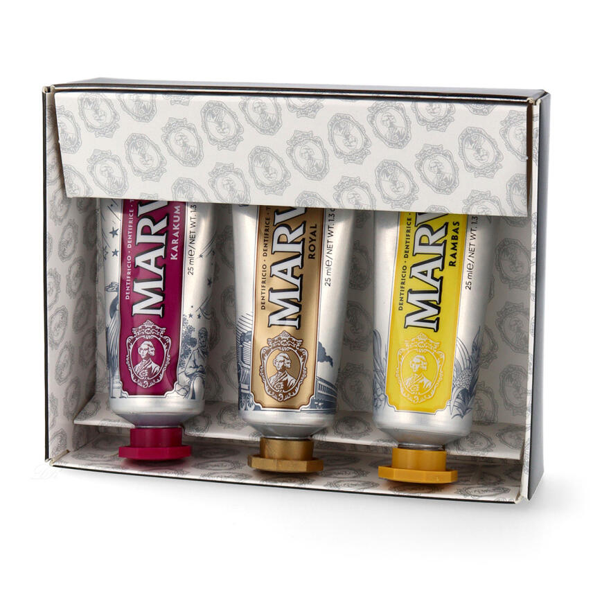 Marvis Wonders of the World Box Zahnpasta mit 3 x 25 ml