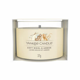 Yankee Candle Soft Wool & Amber Filled Votive Candle...