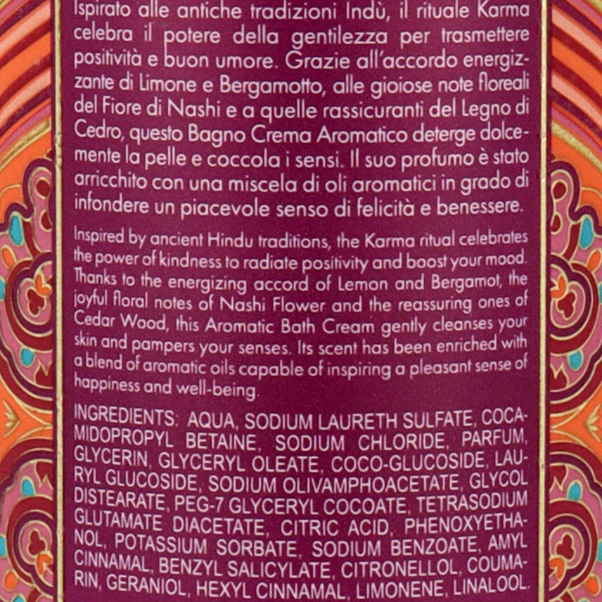 tesori d&acute;Oriente KARMA Nashi Blume und Zedernholz Badecreme 500 ml