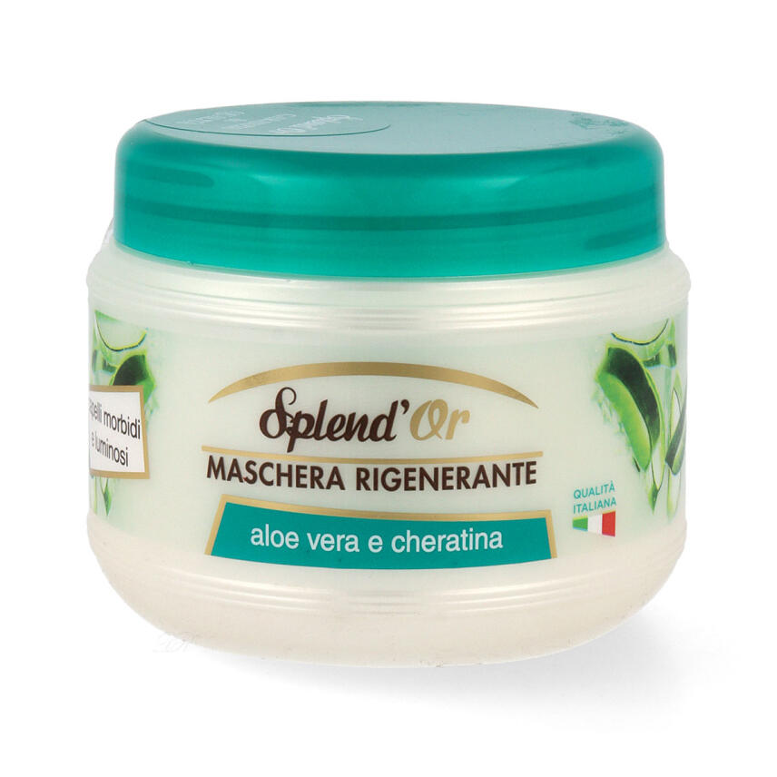 SplendOr Regenerierende Haarmaske mit Aloe Vera &amp; Keratin 500 ml