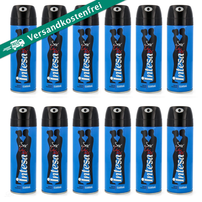 Intesa Unisex Guarana Parfum Deodorant 12 x 125 ml