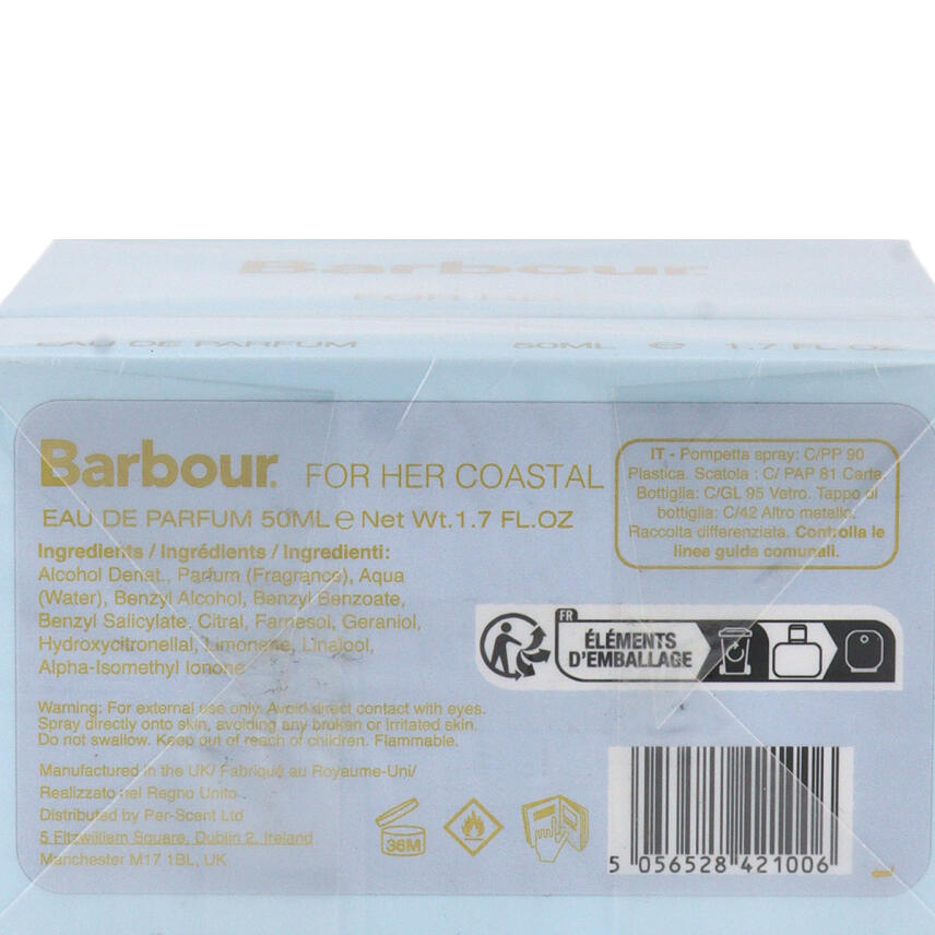 Barbour Coastel for Her Eau de Parfum 50ml vapo