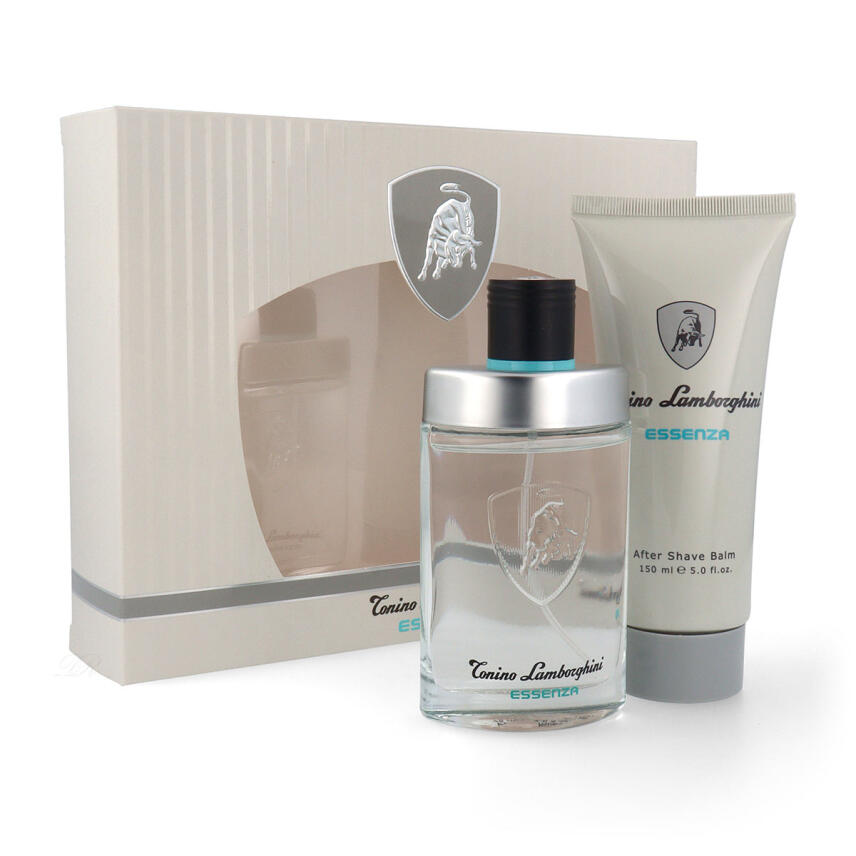 Tonino Lamborghini Essenza Set Eau de Toilette Herren 75 ml + After Shave Balm 150 ml