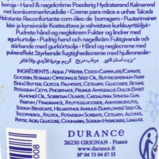 Durance Pudrige Hand- &amp; Nagelcreme mit Borretsch&ouml;l 50 ml