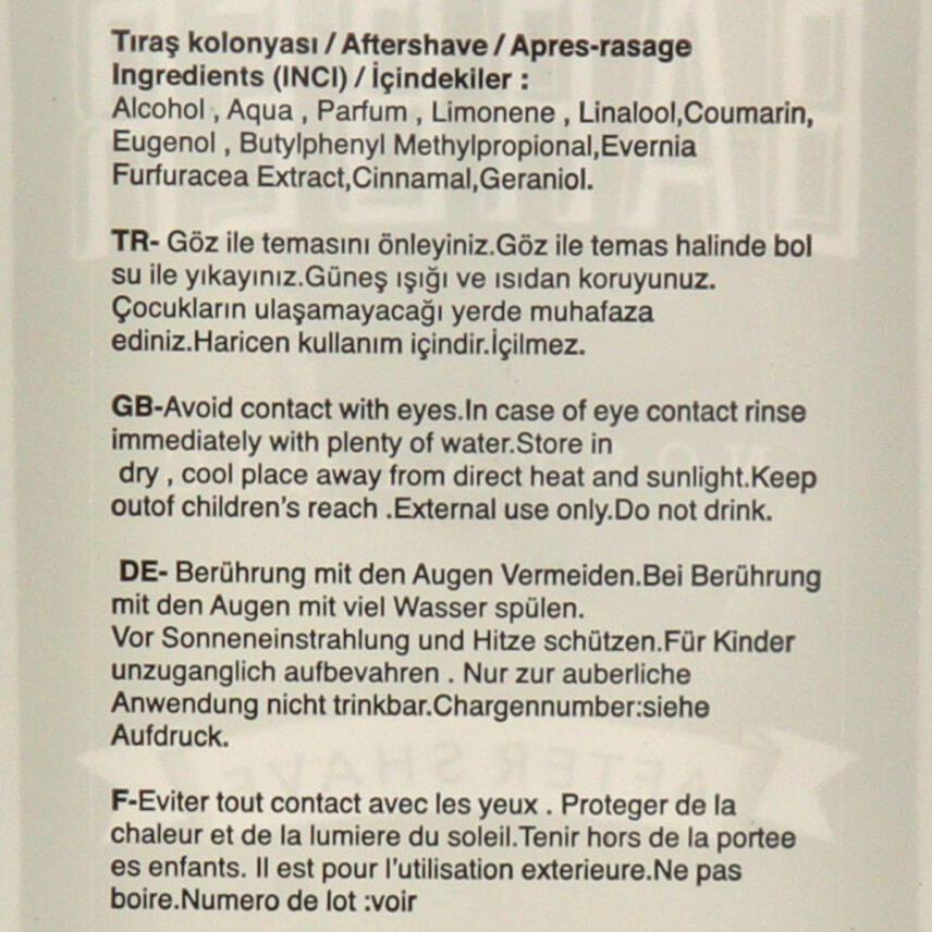 Marmara Nostalgic After shave 200 ml splash