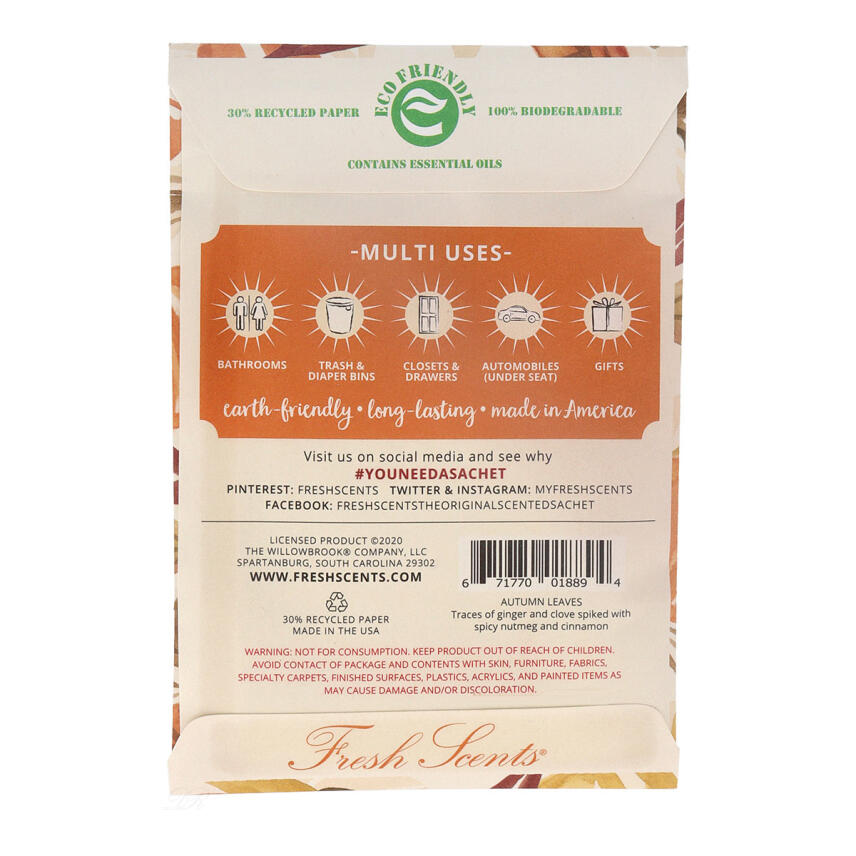 Willowbrook Autumn Leaves &amp; Pumpkin Please Duftsachet 115 ml