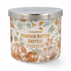 Goose Creek Candle Pumpkin Butter Brittle 3-Docht Duftkerze 411 g