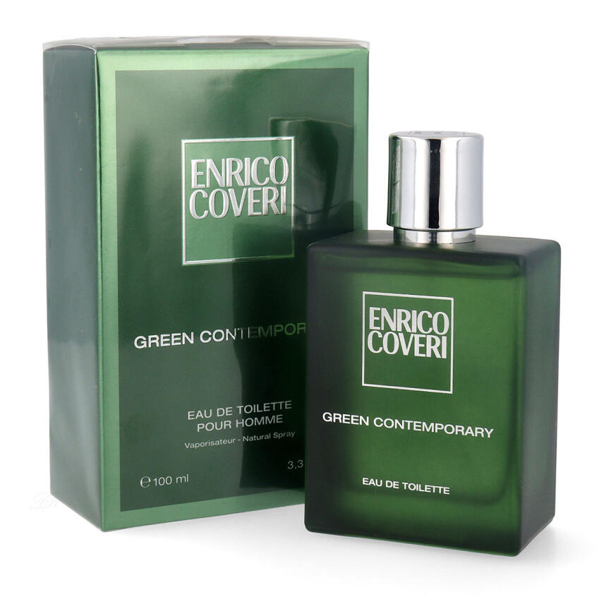 Enrico Coveri Green Contemporary Eau de Toilette Herren 100 ml