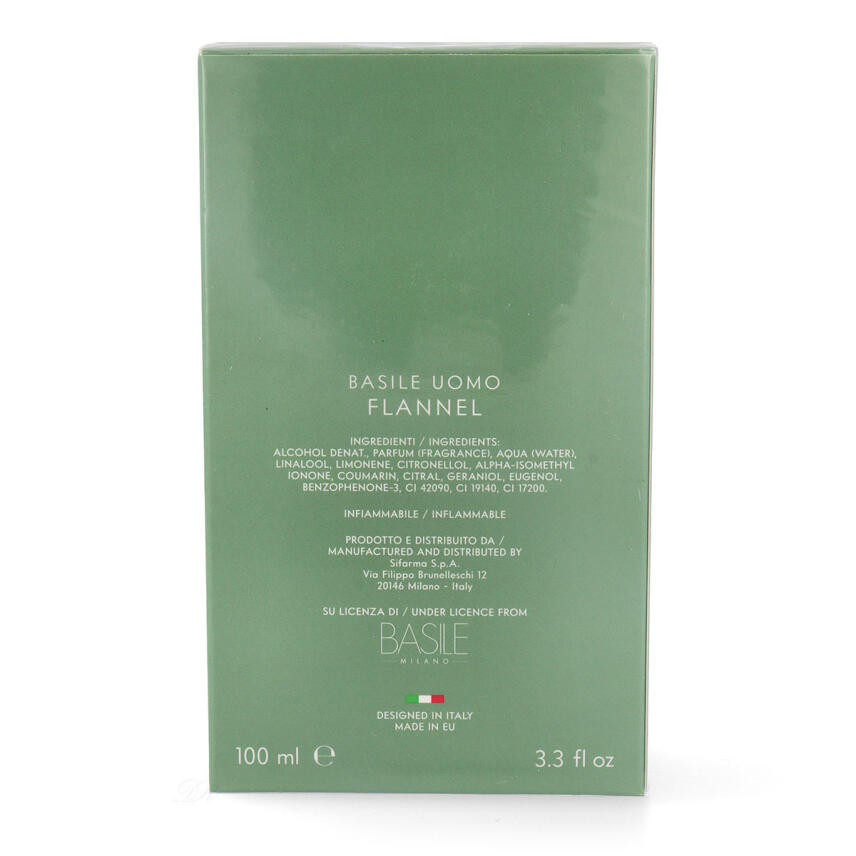 BASILE Flannel Eau de Toilette f&uuml;r Herren 100 ml vapo