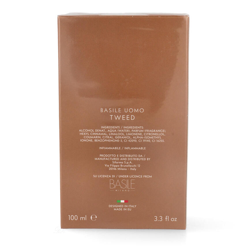 BASILE Tweed Eau de Toilette f&uuml;r Herren 100 ml vapo