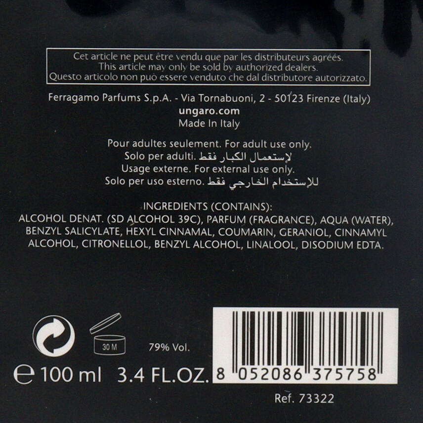 Emanuel Ungaro Fruit dAmour Black Liquorice Eau de Parfum f&uuml;r Damen 100 ml