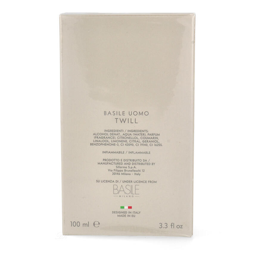 BASILE Twill Eau de Toilette f&uuml;r Herren 100 ml vapo