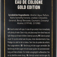 Marmara Barber Carat Gold XXIV Limited Edition Eau de Cologne 500 ml