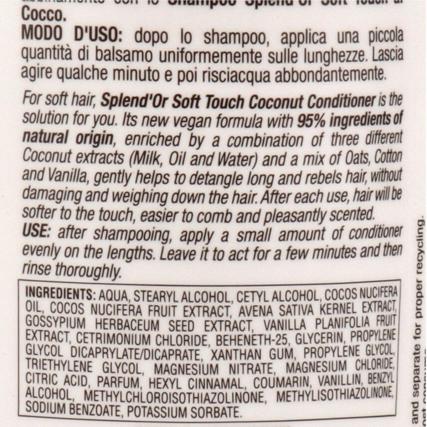 SplendOr Soft Touch Pflegesp&uuml;lung Kokos 300 ml