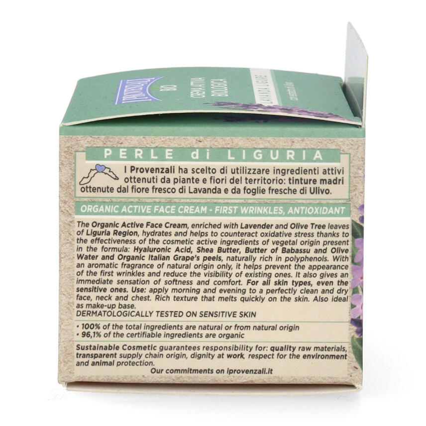 I Provenzali Bio Gesichtscreme Erste Falten Lavendel 50 ml