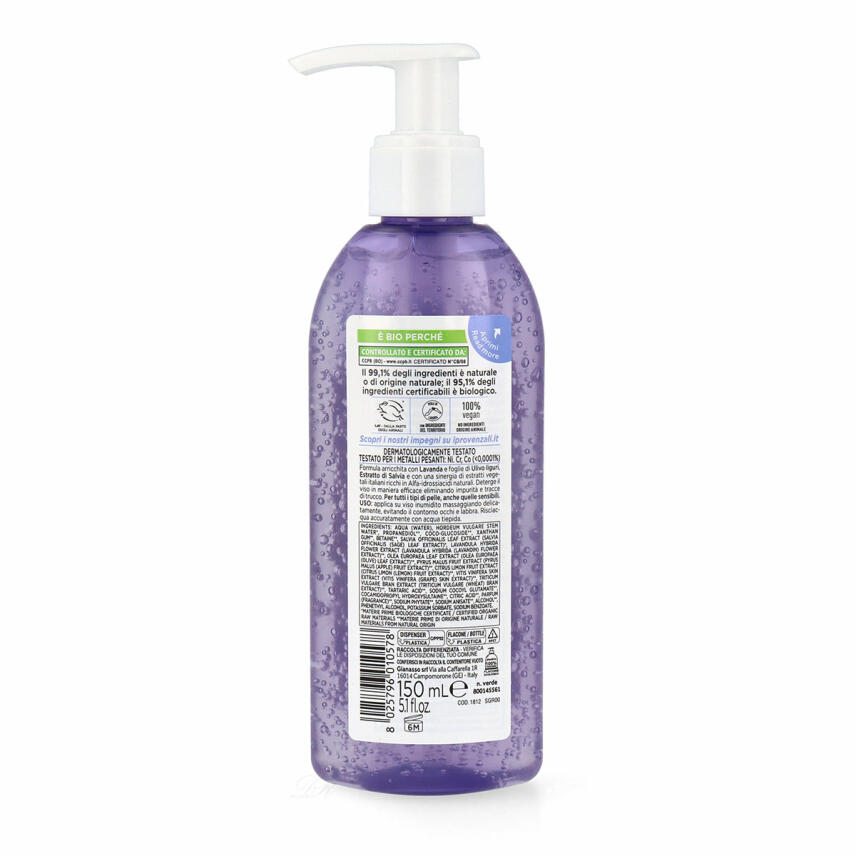 I Provenzali Bio Reinigungsgel Gesicht Lavendel 150 ml