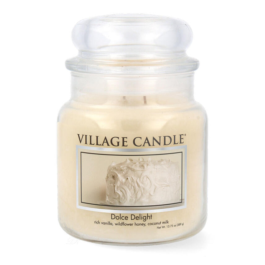 Village Candle Dolce Delight 2 Docht Duftkerze Mittleres Glas 389 g