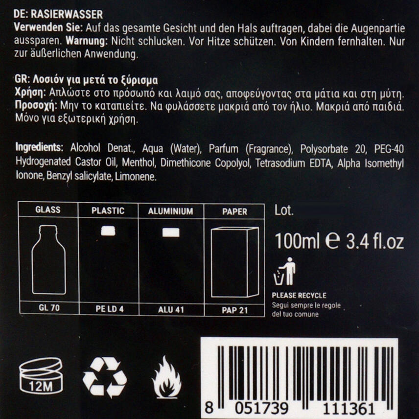 The Goodfellas smile Chronos Aftershave Parfum 100 ml