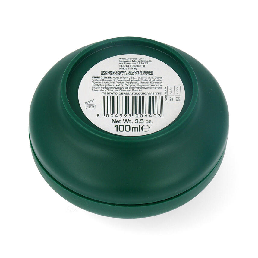 Proraso Rasierseife Tiegel Eukalyptus&ouml;l und Menthol 100 ml