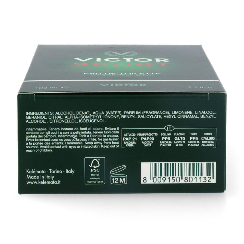 Victor Sport Eau de Toilette 100ml vapo