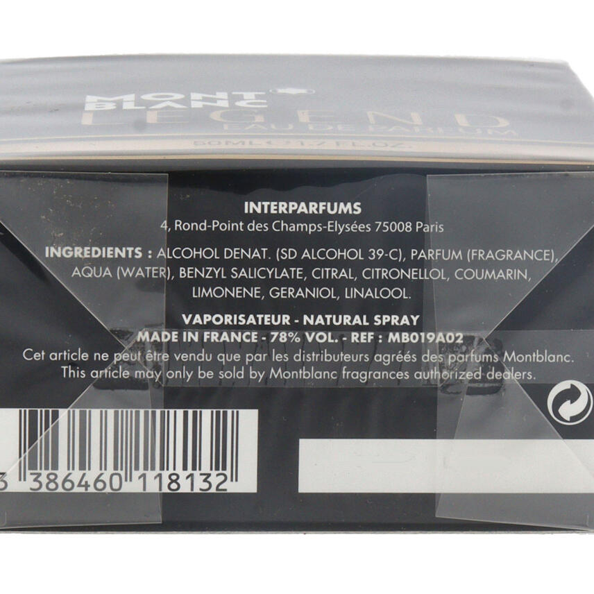 Mont Blanc Legend Eau de Parfum f&uuml;r Herren 50 ml vapo