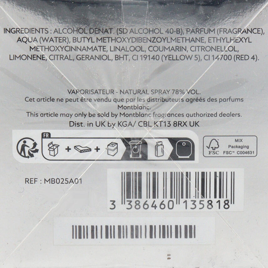 Mont Blanc Explorer Platinum Eau de Parfum f&uuml;r Herren 100 ml vapo