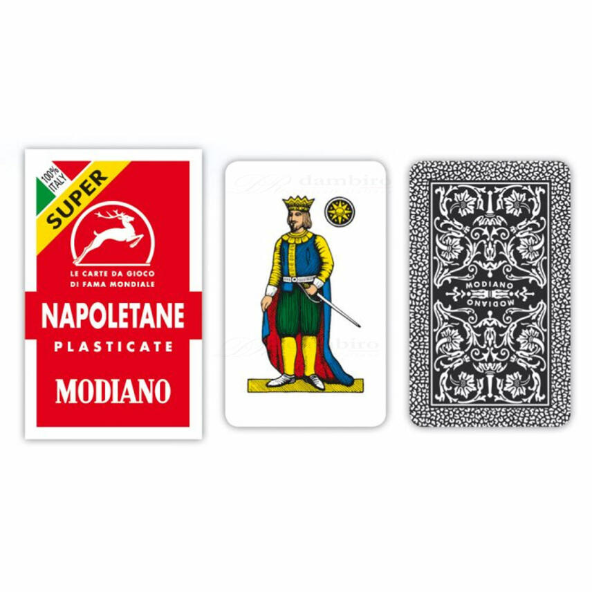 CARTE NAPOLETANE 150° ANNIV MODIANO CARDS Scopa Spielkarten Briscola Scopakart 