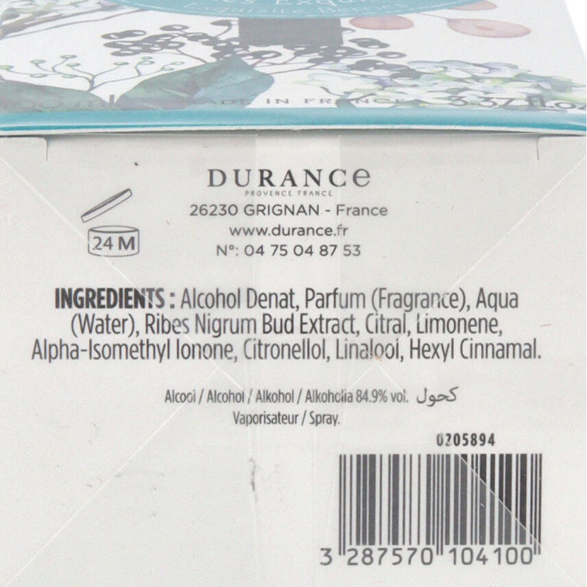 Durance Baies Exquises Eau de Toilette K&ouml;stliche Beere 100 ml
