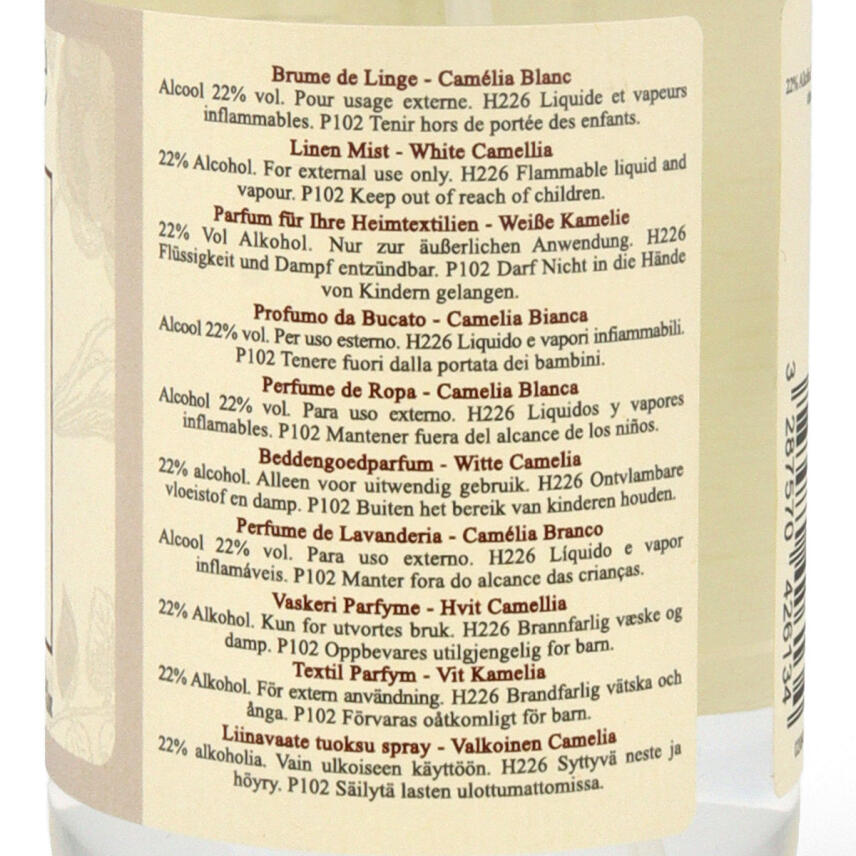 Durance Parfum f&uuml;r Heimtextilien Wei&szlig;e Kamelie 250 ml