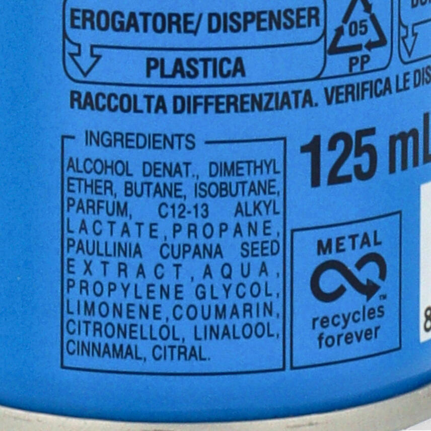 Intesa Unisex Guarana Parfum Deodorant 125 ml