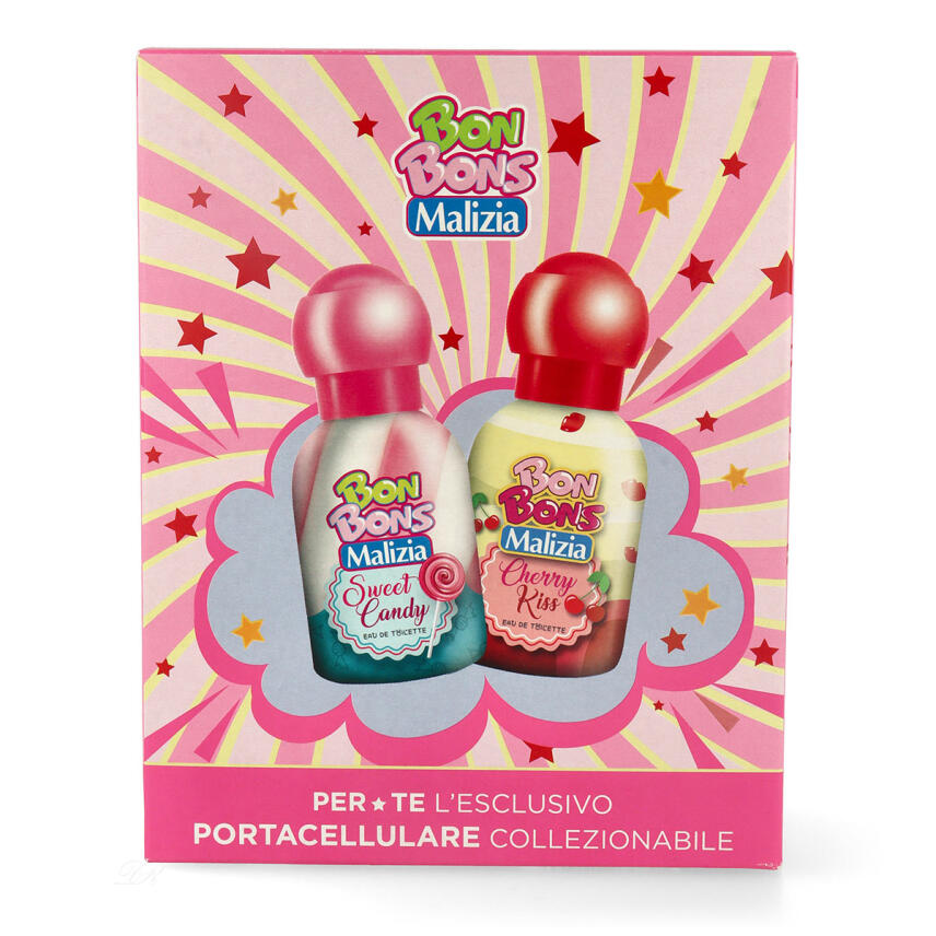 Malizia Bon Bons Geschenkset 2x Eau de Toilette + Handytasche