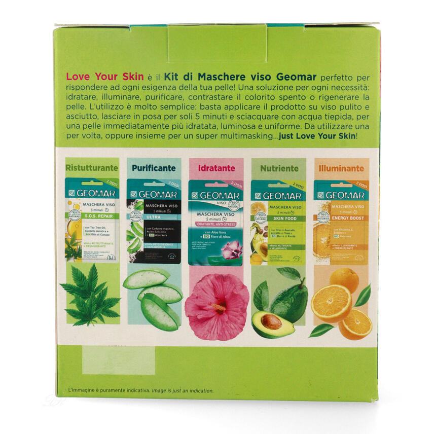 GEOMAR Viso Geschenkset - 5x Gesichtsmasken