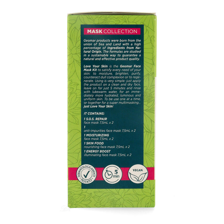 GEOMAR Viso Geschenkset - 5x Gesichtsmasken
