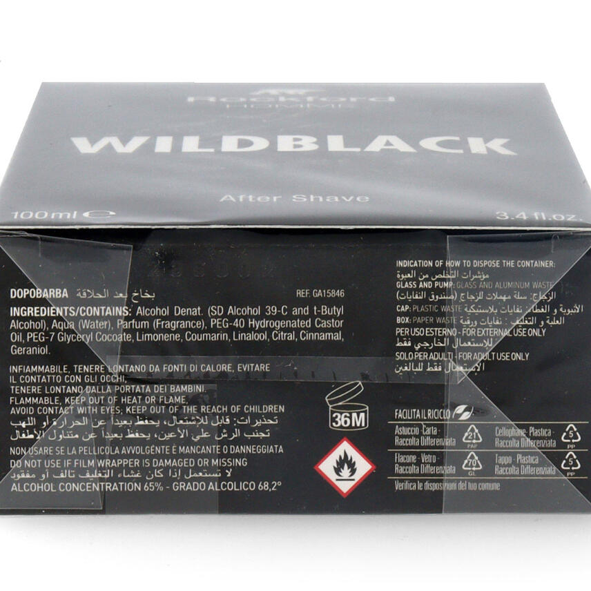 Rockford Wildblack After Shave Lotion 100 ml