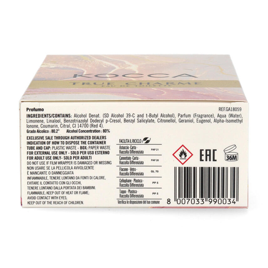 Kocca True Charme Eau de Toilette  f&uuml;r Damen 100 ml vapo