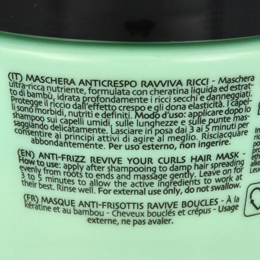 Phytorelax Keratin curly Anti Frizz Haarmaske 250 ml