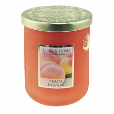 Heart &amp; Home Duftkerze Peach Passion Gro&szlig;es...