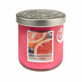 Heart & Home Pink Grapefruit & Cassis Duftkerze Kleines Glas 110 g