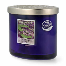 Heart & Home Ellipse Lavender & Sage 2 Docht Duftkerze 220 g