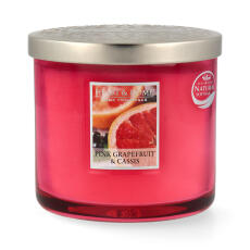 Heart &amp; Home Ellipse Pink Grapefruit &amp; Cassis 2 Docht Duftkerze 220 g